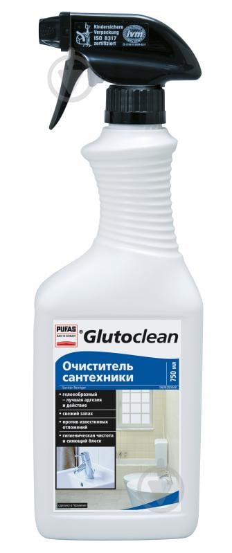 Средство Glutoclean Очиститель сантехники 0,75 л - фото 1
