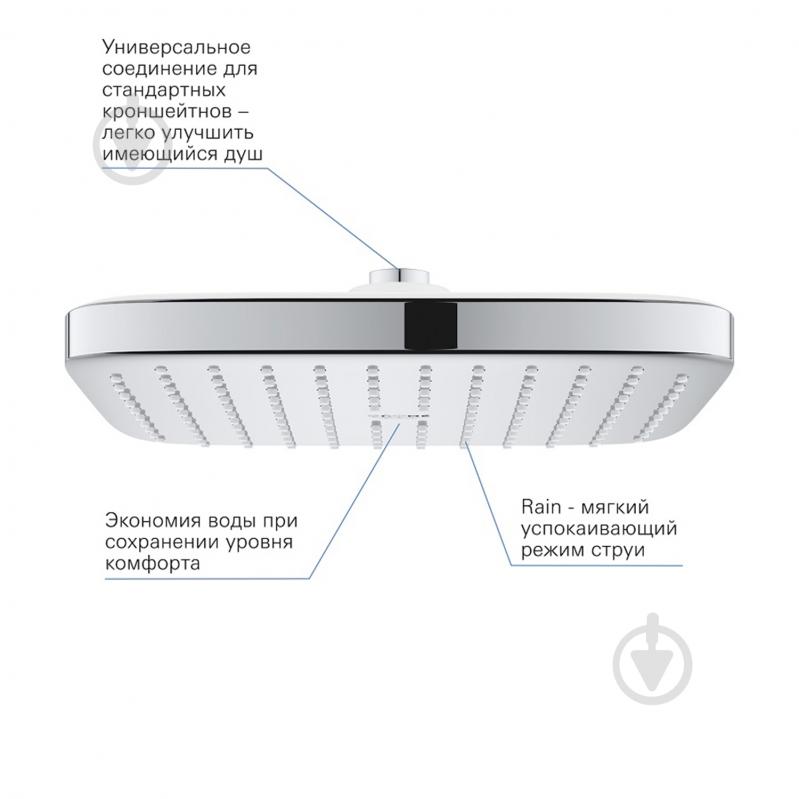 Душова система прихованого монтажу Grohe QuickFix SmartControl UA202802C3 - фото 19 Душова система прихованого монтажу Grohe QuickFix SmartControl UA202802C3 - фото 19