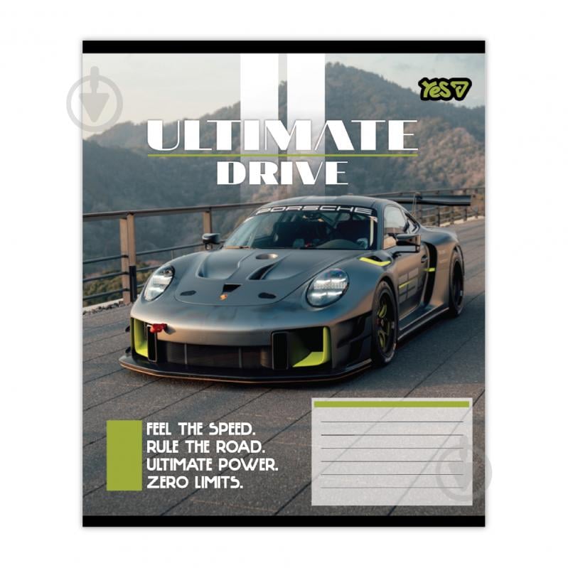 Зошит шкільний Ultimate drive 12 арк. клітинка 768509 YES - фото 5