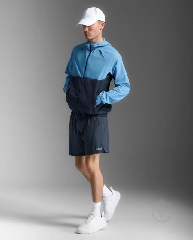Вітрівка чоловіча 2XU Aero Hex Windbreaker MR7358a_AZB/MDN р.S синя - фото 7