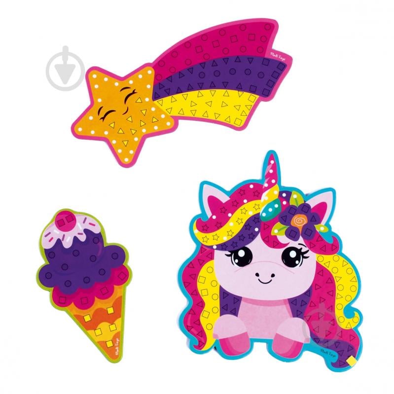 Набір для творчості Vladi Toys Веселий Єдиноріг із м'якою мозаїкою та стразами VT4511-20 - фото 3 Набір для творчості Vladi Toys Веселий Єдиноріг із м'якою мозаїкою та стразами VT4511-20 - фото 3