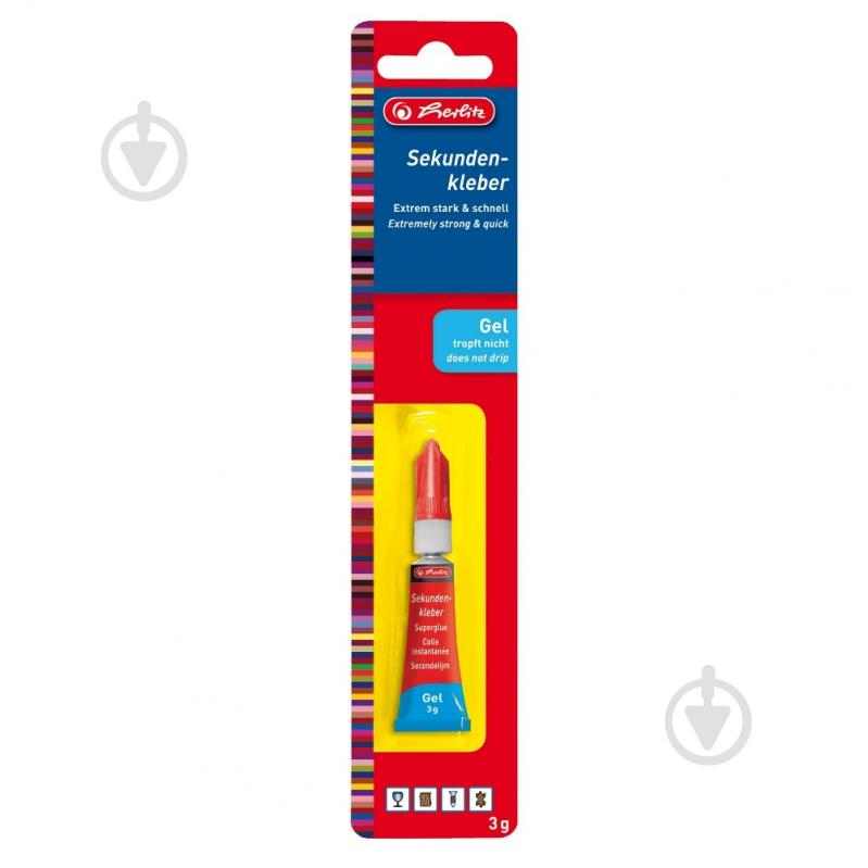 Суперклей 3 г гель 10544872 Herlitz - фото 2