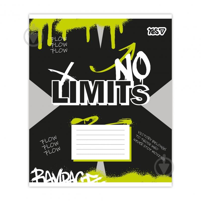 Зошит шкільний No limits 36 арк. клітинка 768840 YES - фото 3
