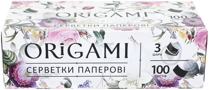 Серветки гігієнічні у коробці ORIGAMI Deluxe 100 шт. - фото 4