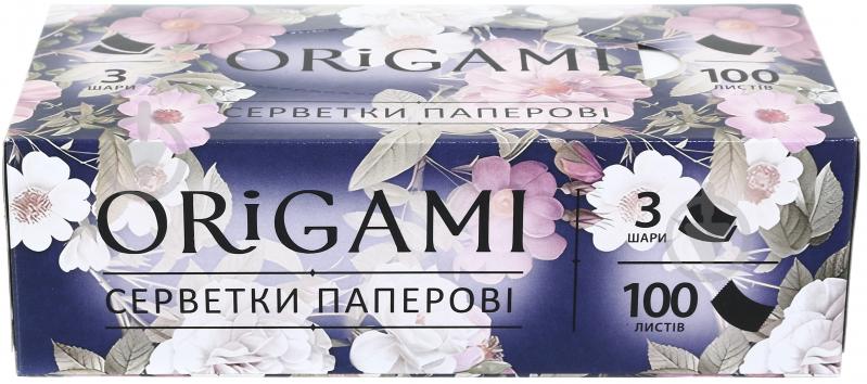 Серветки гігієнічні у коробці ORIGAMI Deluxe 100 шт. - фото 3