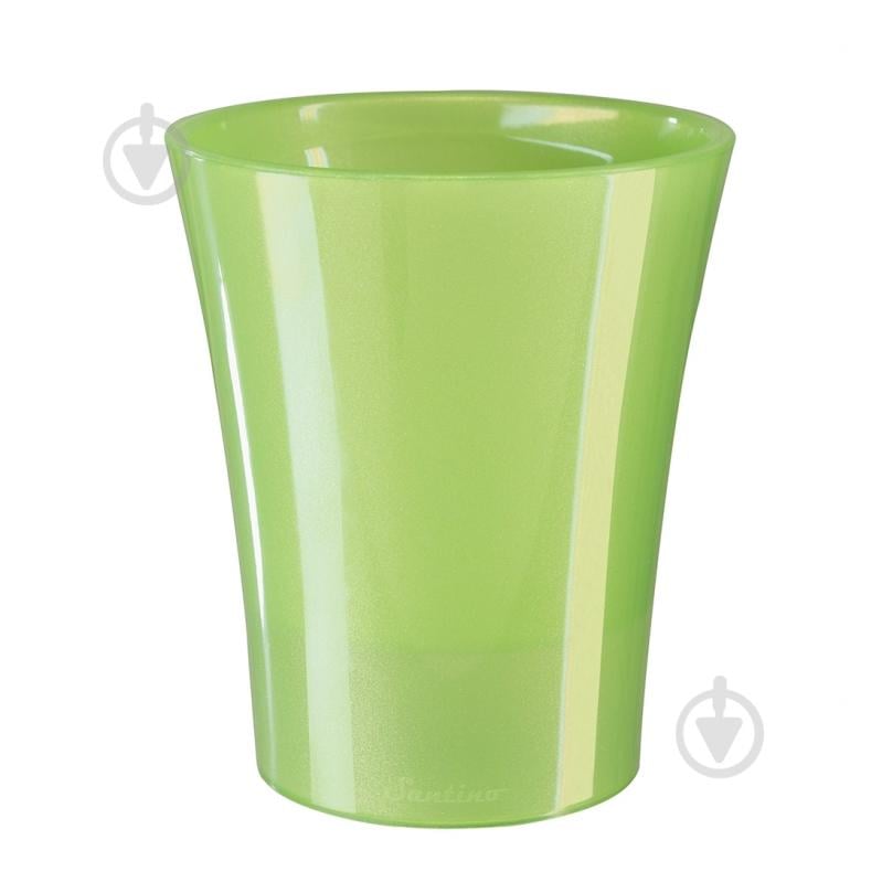 Вазон пластик Arte-Dea круглый зеленое яблоко 1,25 л Santino (2017048) - фото 1 Вазон пластик Arte-Dea круглый зеленое яблоко 1,25 л Santino (2017048) - фото 1