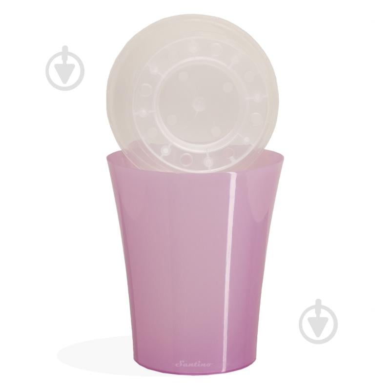 Вазон пластик Arte-Dea круглый зеленое яблоко 1,25 л Santino (2017048) - фото 4 Вазон пластик Arte-Dea круглый зеленое яблоко 1,25 л Santino (2017048) - фото 4