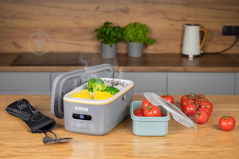 Ланч-бокс Noveen MLB910 Xline серый - фото 15