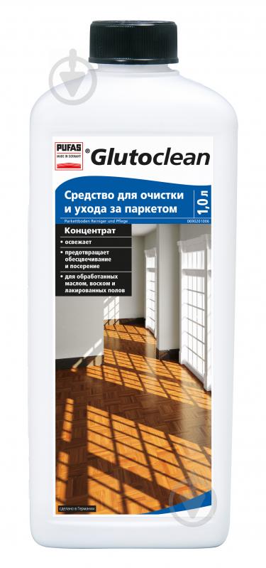 Засіб Glutoclean для очищення та догляду за паркетом 1 л - фото 1