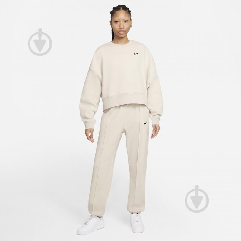 Світшот Nike WMNS NSW CREW FLC TREND DQ0387-058 р. XS бежевий - фото 4