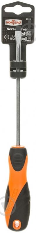 Отвертка Montero SL6×150 мм 20116 - фото 2 Отвертка Montero SL6×150 мм 20116 - фото 2