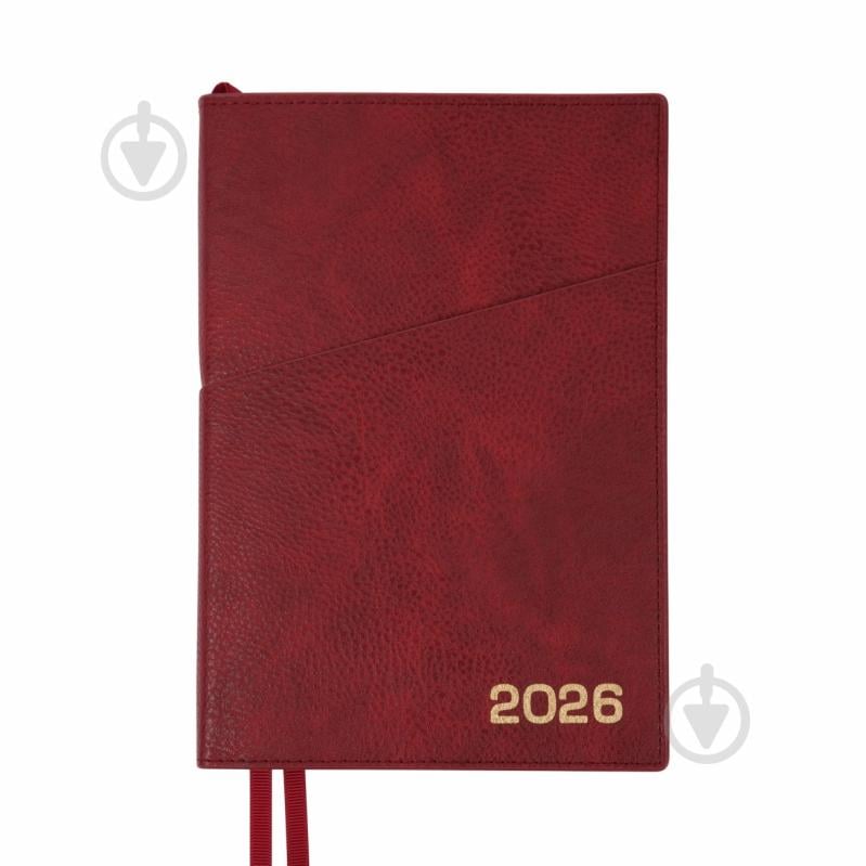 Дневник датированный Credo Leo Planner A5 252645 красный - фото 1
