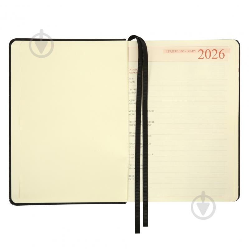 Дневник датированный Persona, твердый Leo Planner A5 252665 черный - фото 4 Дневник датированный Persona, твердый Leo Planner A5 252665 черный - фото 4