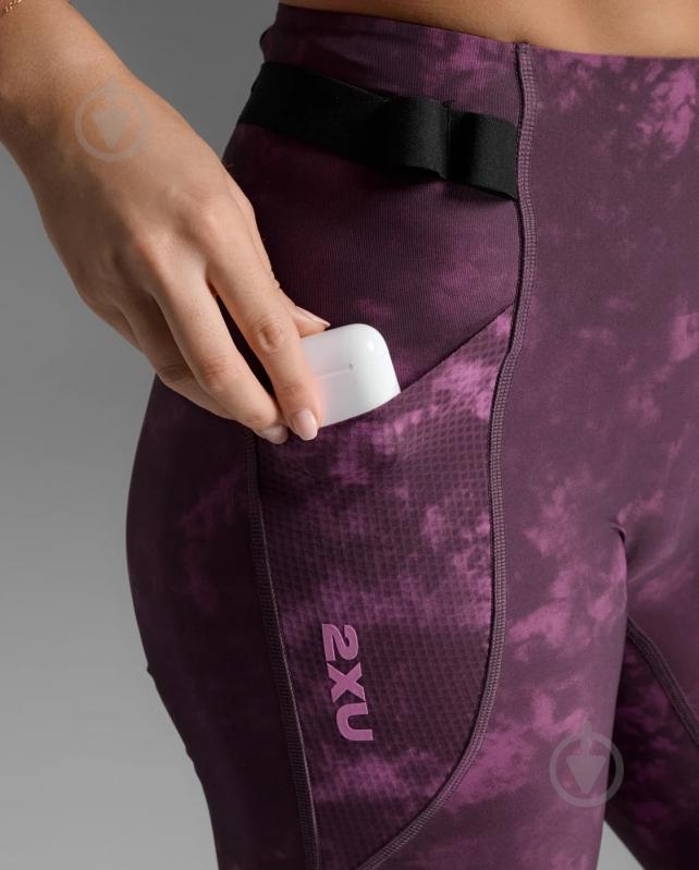 Тайтсы 2XU Aero Mesh Hi-Rise Compression Tights WA7378b_SDP/HVR р.XS фиолетовый - фото 7 Тайтсы 2XU Aero Mesh Hi-Rise Compression Tights WA7378b_SDP/HVR р.XS фиолетовый - фото 7