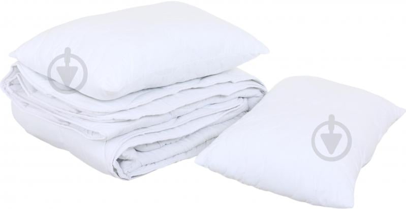 Набор одеялоподушка 50х70 2шт + одеяло 200x220 см ORIGAMI белый - фото 1 Набор одеялоподушка 50х70 2шт + одеяло 200x220 см ORIGAMI белый - фото 1