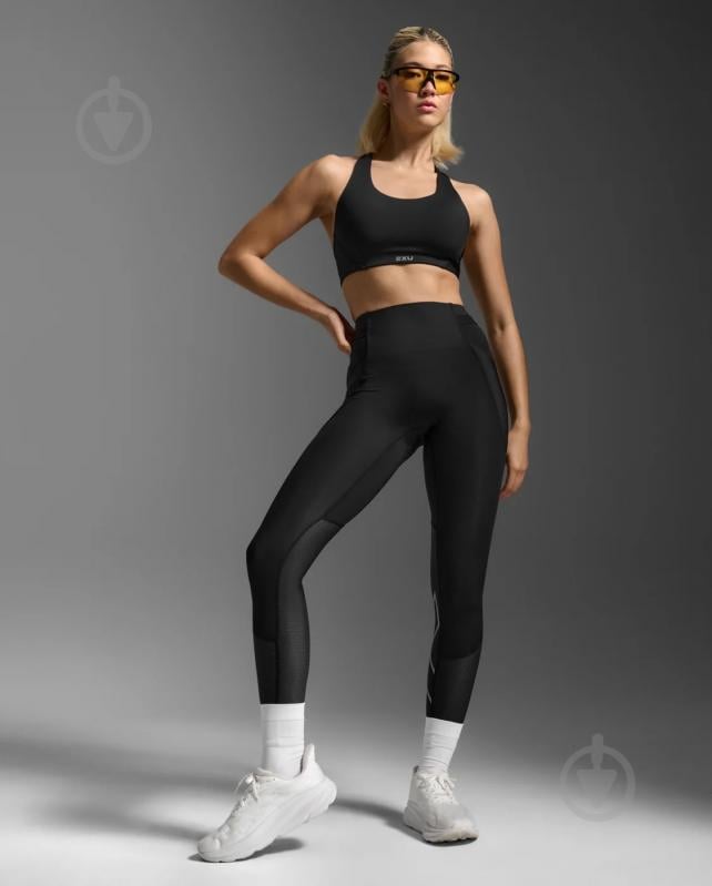 Тайтси 2XU Aero Mesh Hi-Rise Compression Tights WA7378b_BLK/SRF р.L чорний - фото 7 Тайтси 2XU Aero Mesh Hi-Rise Compression Tights WA7378b_BLK/SRF р.L чорний - фото 7