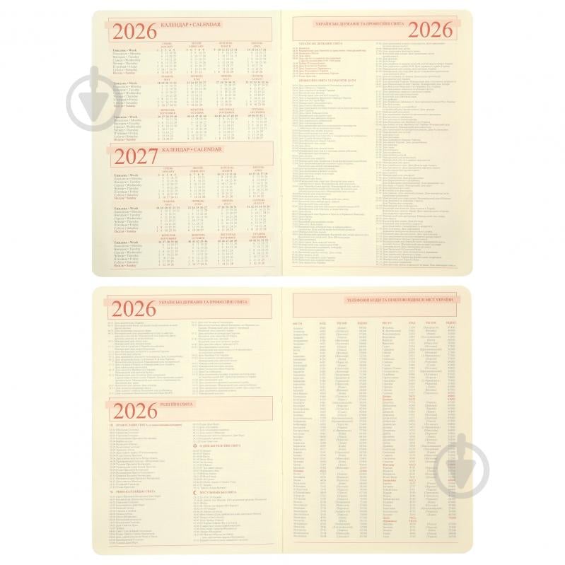 Дневник датированный Aldento, интегральный Leo Planner A6 252674 коричневый - фото 5