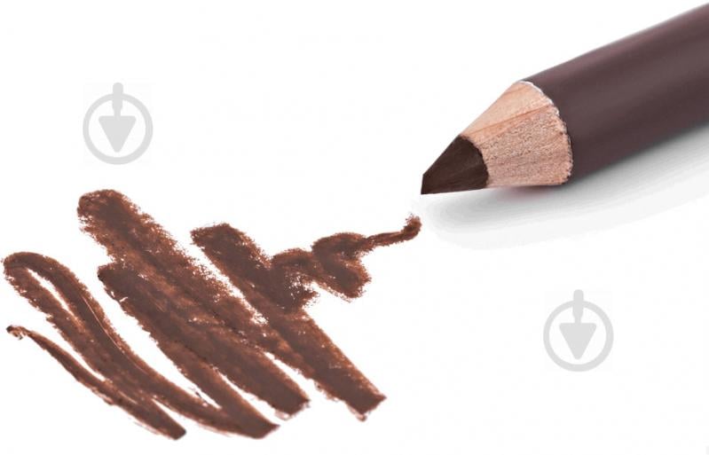 Олівець для брів Kiss Wooden Pencil зі стругачкою Chocolate Brown 1,2 г - фото 2