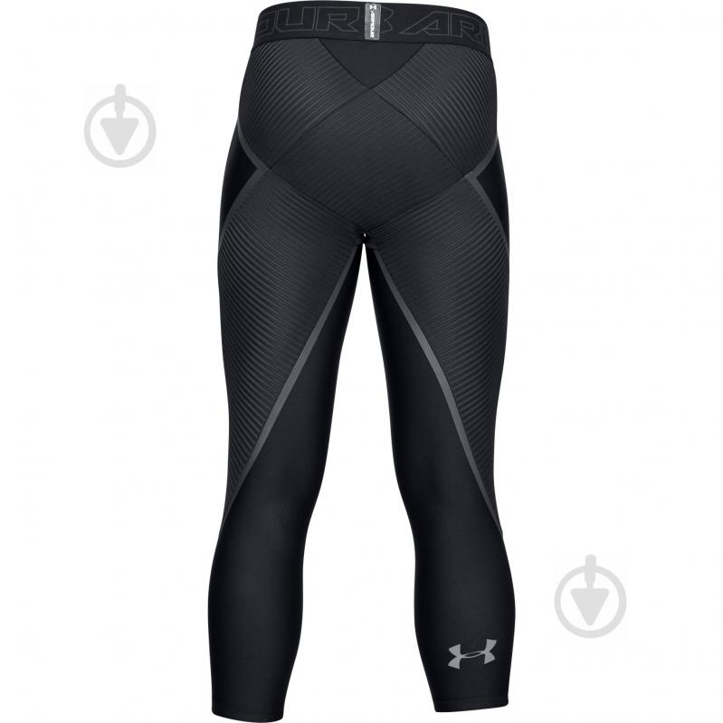 Лосины Under Armour Core 3/4 Legging 1320992-001 р.S черный - фото 2