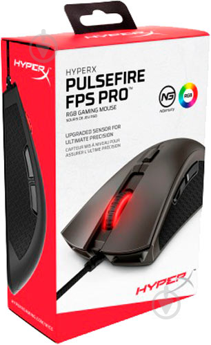 Мышка HyperX Pulsefire FPS Pro RGB black (4P4F7AA) - фото 7