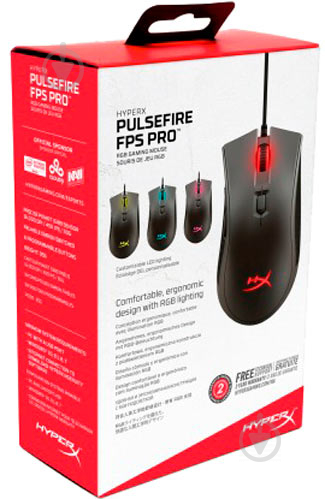 Мышка HyperX Pulsefire FPS Pro RGB black (4P4F7AA) - фото 8