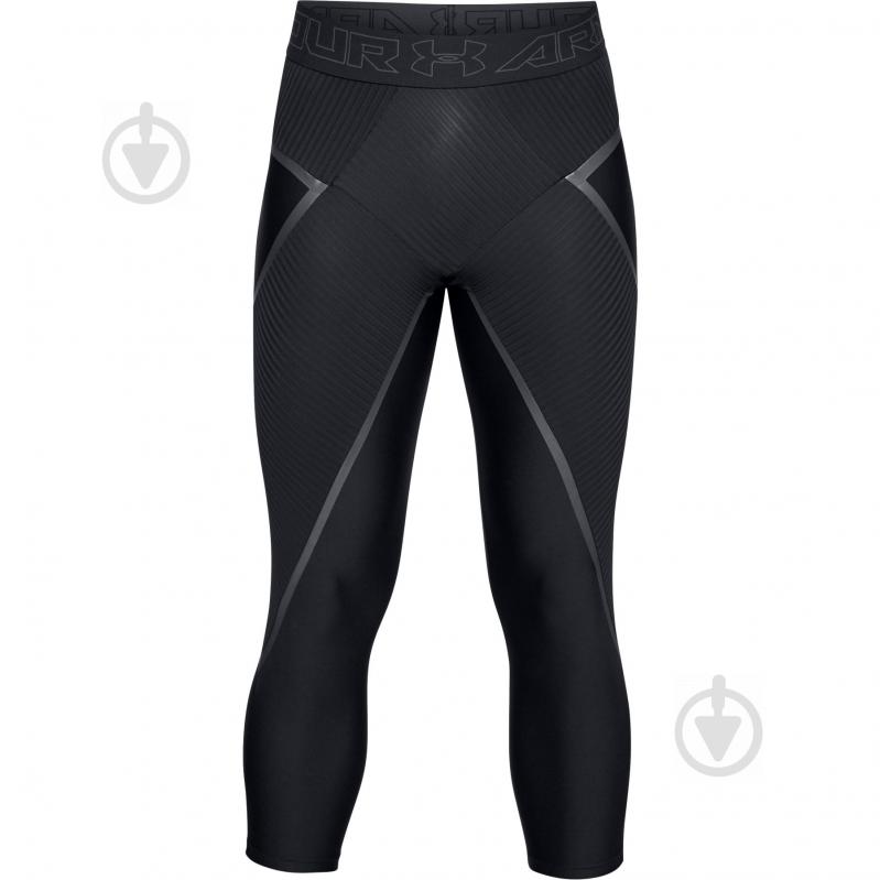 Лосины Under Armour Core 3/4 Legging 1320992-001 р.XL черный - фото 1