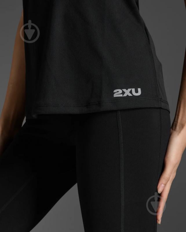 Майка 2XU Aero Singlet WR6928a_BLK/SRF р.M черный - фото 3