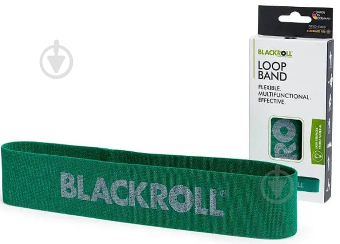 Стрічка-еспандер BLACKROLL Green Medium - фото 2