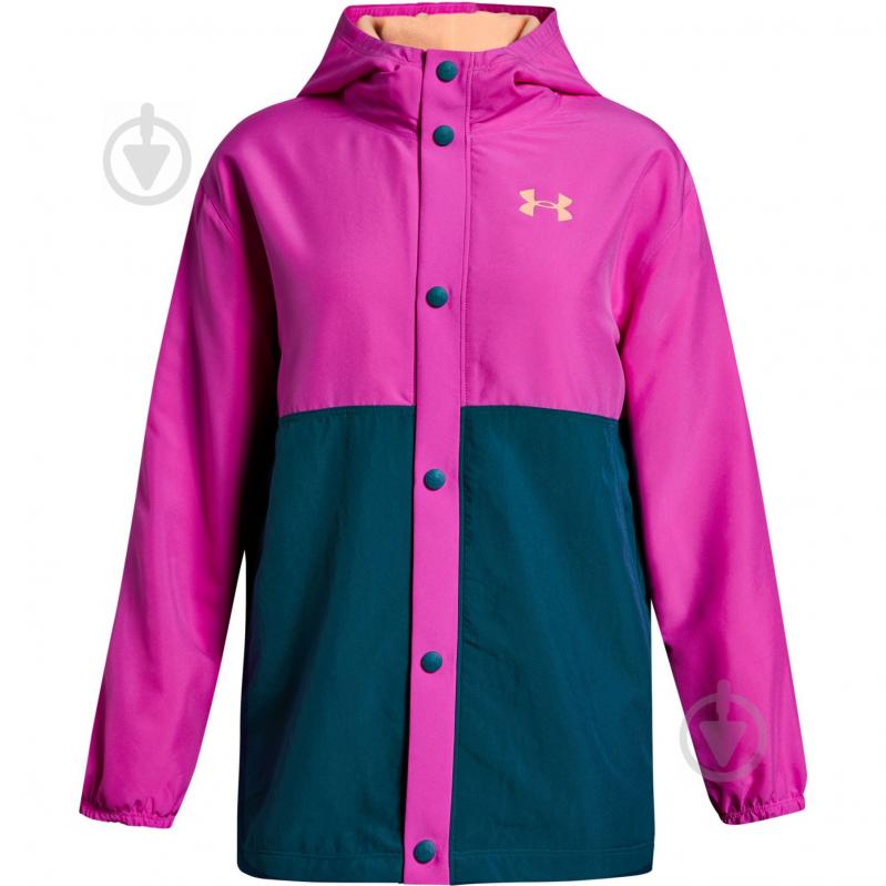 Ветровка для девочек демисезонная Under Armour Phenom Jacket 1322562-565 розовая - фото 1