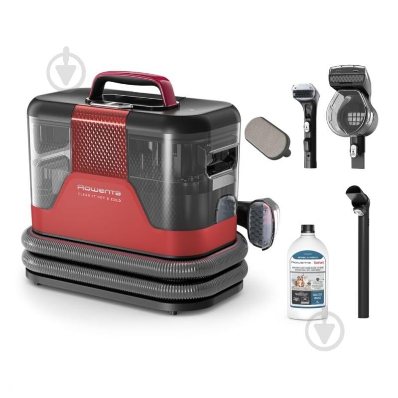 Миючий пилосос-плямовивідник Rowenta Clean It Hot & Cold IN7020F0 red