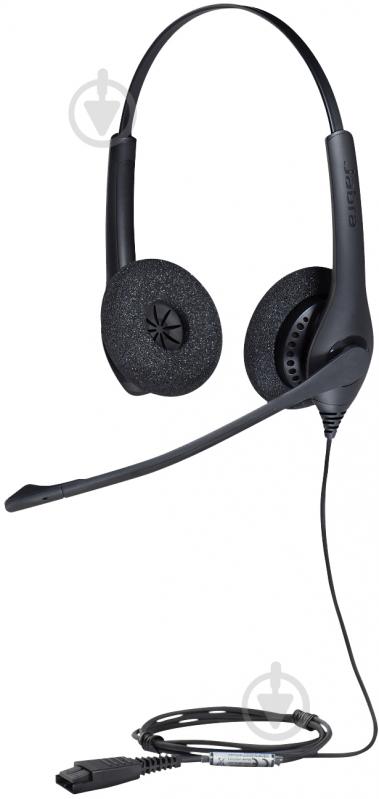 Гарнитура Jabra BIZ 1500 Duo QD black (1519-0154) - фото 2