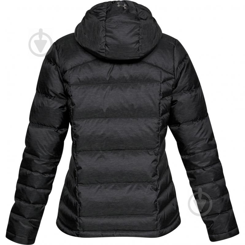 Пуховик жіночий Under Armour Down Sweater Hooded - WARM 1323839-001 р.M чорний - фото 2