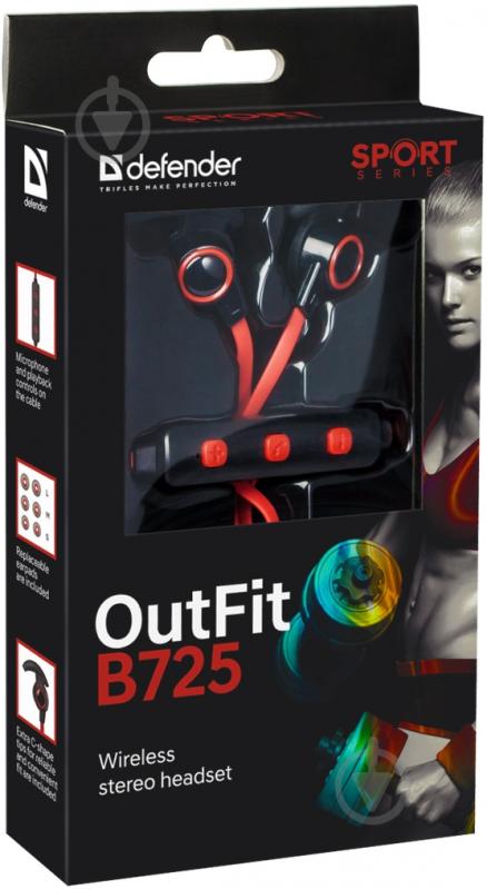 Bluetooth-гарнитура Defender OutFit B725 (63726) - фото 2
