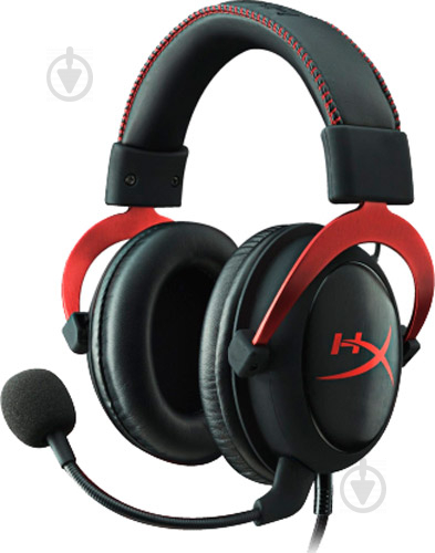 Навушники HyperX Cloud II black/red (4P5M0AA) - фото 1