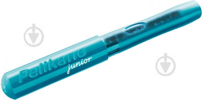 Ручка перова Pelikan Pelikano Junior Turquoise бірюзовий корпус 924886 для правші - фото 3