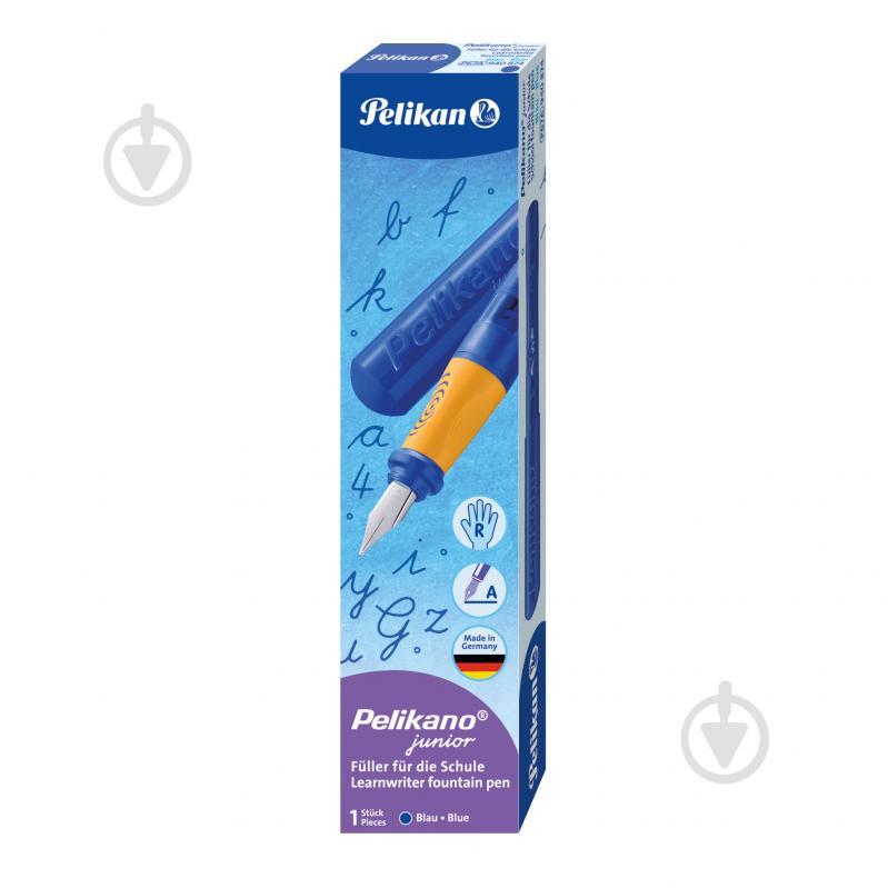 Ручка перова Pelikan Pelikano Junior Blue синій корпус 940874 для правші - фото 4