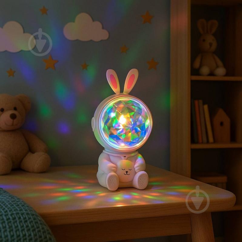 Ночник 3D Led Berger 5 Вт белый 1055-NL-5 White Rabbit - фото 1 Ночник 3D Led Berger 5 Вт белый 1055-NL-5 White Rabbit - фото 1