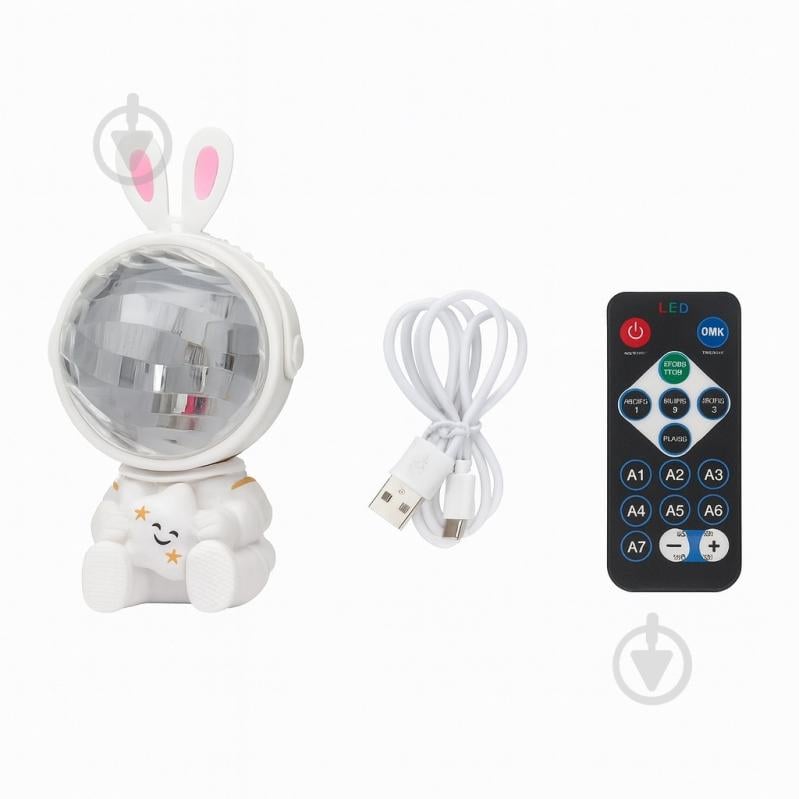 Ночник 3D Led Berger 5 Вт белый 1055-NL-5 White Rabbit - фото 6 Ночник 3D Led Berger 5 Вт белый 1055-NL-5 White Rabbit - фото 6