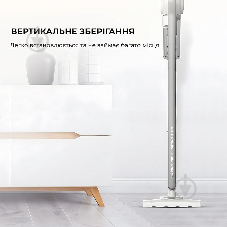 Пилосос Deerma DX700 Stick Vacuum Cleaner Cord white - фото 15