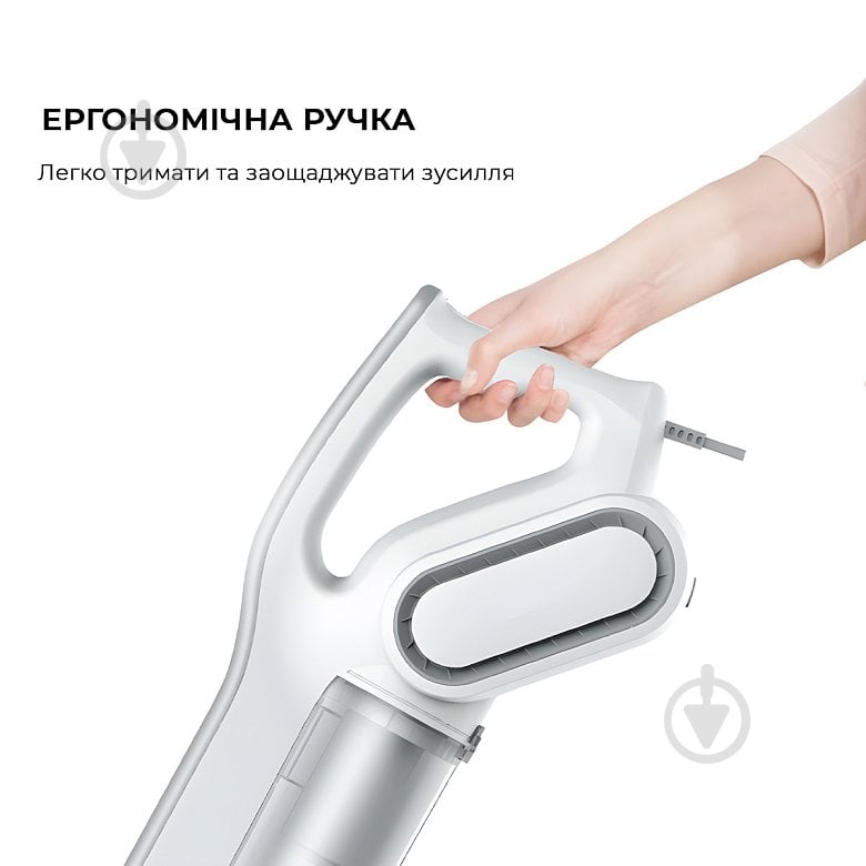 Пилосос Deerma DX700 Stick Vacuum Cleaner Cord white - фото 18