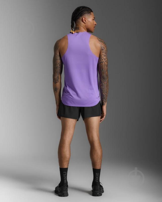 Майка 2XU Light Speed Tech Singlet MR7151a_GFZ/BRF р.XL фиолетовый - фото 7