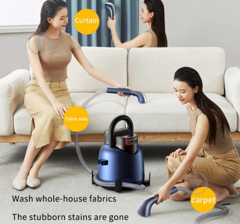 Пилосос миючий Deerma Suction Vacuum Cleaner (DEM-BY200) blue - фото 4