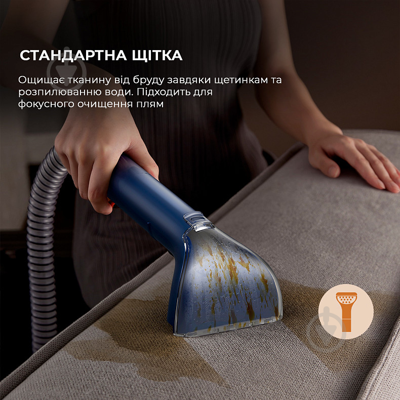 Пылесос моющий Deerma Suction Vacuum Cleaner (DEM-BY200) blue - фото 12