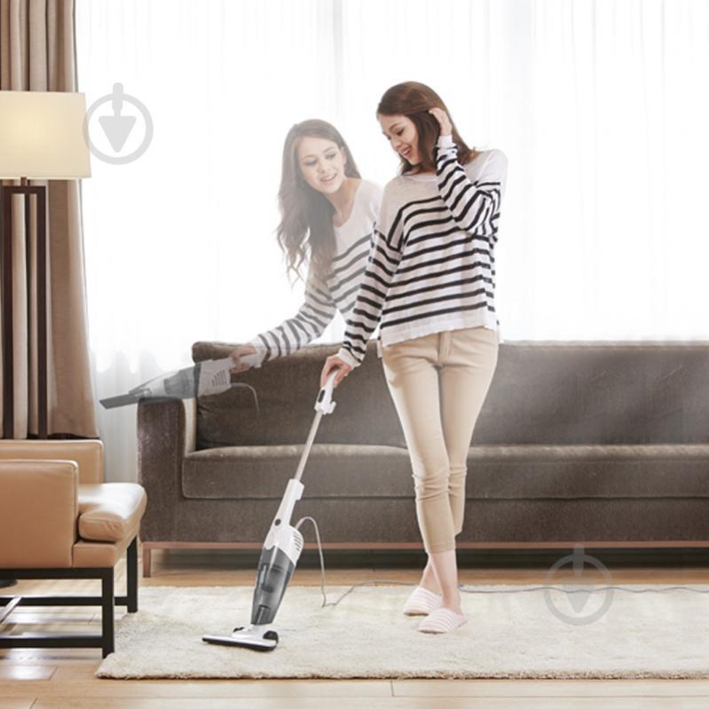 Пылесос Deerma Hand Stick Vacuum Cleaner (DX118C) white - фото 8