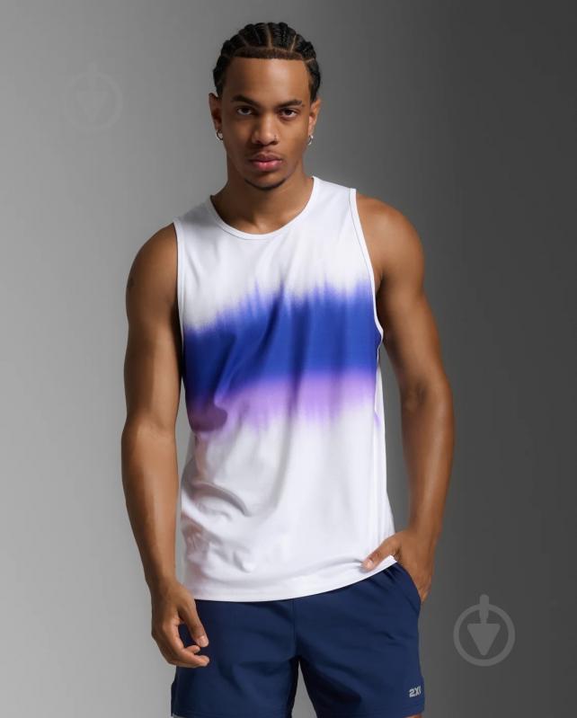 Майка 2XU Aero Tank MR6676a_MLT/BRF р.2XL білий - фото 1