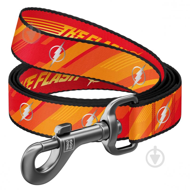 Поводок Waudog Nylon рисунок "Флэш Лого" M Ш20 мм Д122 см - фото 1 Поводок Waudog Nylon рисунок "Флэш Лого" M Ш20 мм Д122 см - фото 1