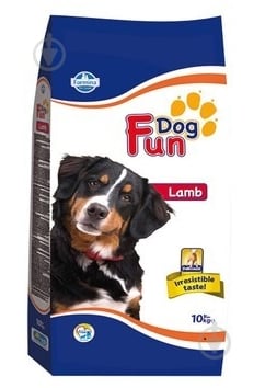 Корм сухой для собак всех пород Farmina Fun Dog Lamb с говядиной 10 кг - фото 1