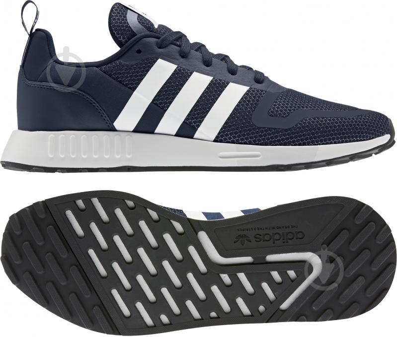Кросівки чоловічі демісезонні Adidas SMOOTH RUNNER FX5117 р.40 2/3 сині - фото 6