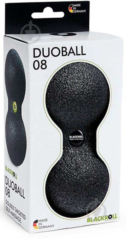 Массажный мяч BLACKROLL DUOBALL 8 Black А000498 - фото 4