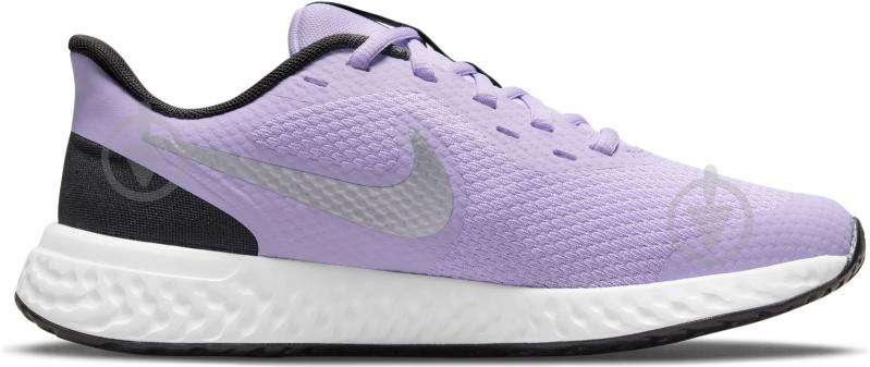 Кросівки для дівчаток Nike REVOLUTION 5 (GS) BQ5671-509 р.38 бузкові - фото 4 Кросівки для дівчаток Nike REVOLUTION 5 (GS) BQ5671-509 р.38 бузкові - фото 4